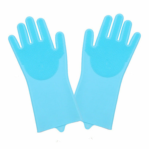 Luvas de Silicone para Limpeza da Cozinha