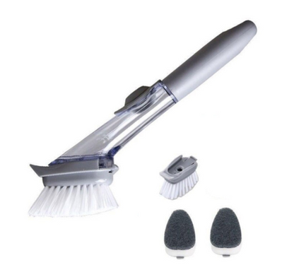 Escova de Limpeza com Dispensador de Líquido Automático