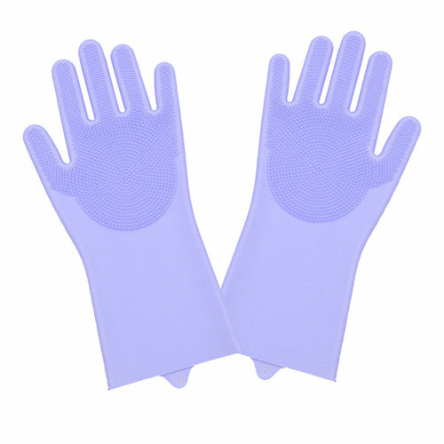Luvas de Silicone para Limpeza da Cozinha