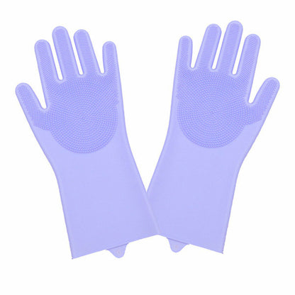 Luvas de Silicone para Limpeza da Cozinha