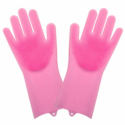 Luvas de Silicone para Limpeza da Cozinha
