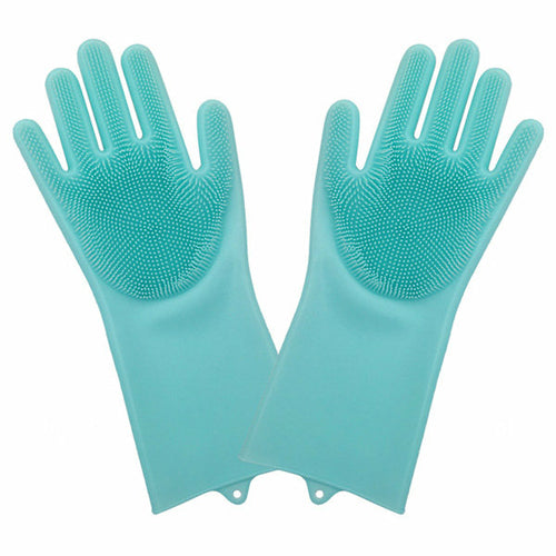 Luvas de Silicone para Limpeza da Cozinha