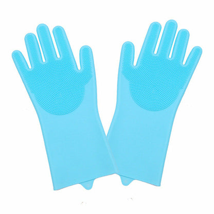 Luvas de Silicone para Limpeza da Cozinha